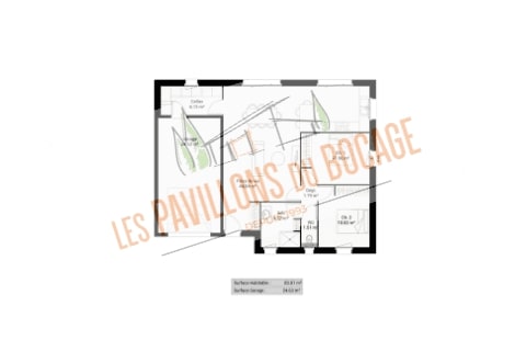 Plans de maisons traditionnelles en Vendée et Deux-Sèvres - Les Pavillons du Bocage