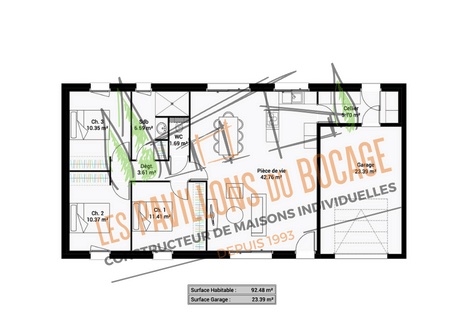 Plans de maisons traditionnelles en Vendée et Deux-Sèvres - Les Pavillons du Bocage