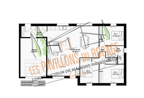 Plans de maisons traditionnelles en Vendée et Deux-Sèvres - Les Pavillons du Bocage