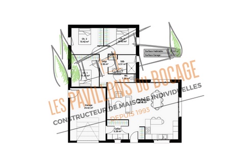 Plans de maisons traditionnelles en Vendée et Deux-Sèvres - Les Pavillons du Bocage