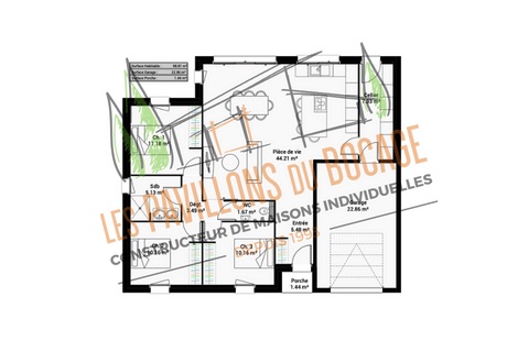 Plans de maisons traditionnelles en Vendée et Deux-Sèvres - Les Pavillons du Bocage