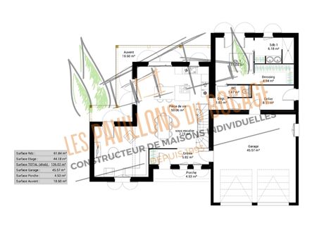 Plans de maisons traditionnelles en Vendée et Deux-Sèvres - Les Pavillons du Bocage