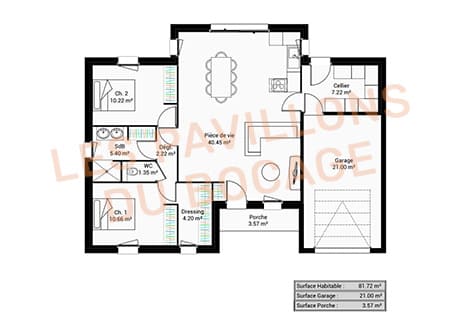 Plans de maisons traditionnelles en Vendée et Deux-Sèvres - Les Pavillons du Bocage