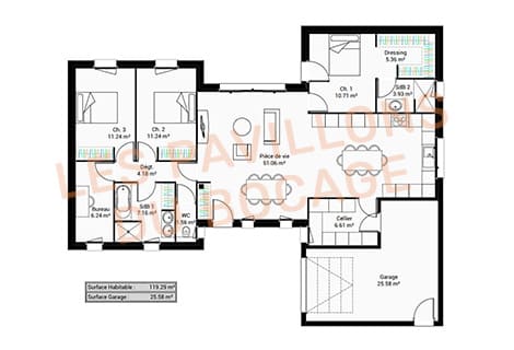 Plans de maisons traditionnelles en Vendée et Deux-Sèvres - Les Pavillons du Bocage