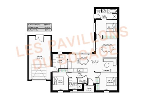 Plans de maisons traditionnelles en Vendée et Deux-Sèvres - Les Pavillons du Bocage